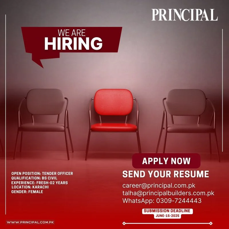 Advertisement of Karachi Tender Officer Jobs