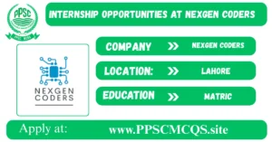 Internship Opportunities at NexGen Coders