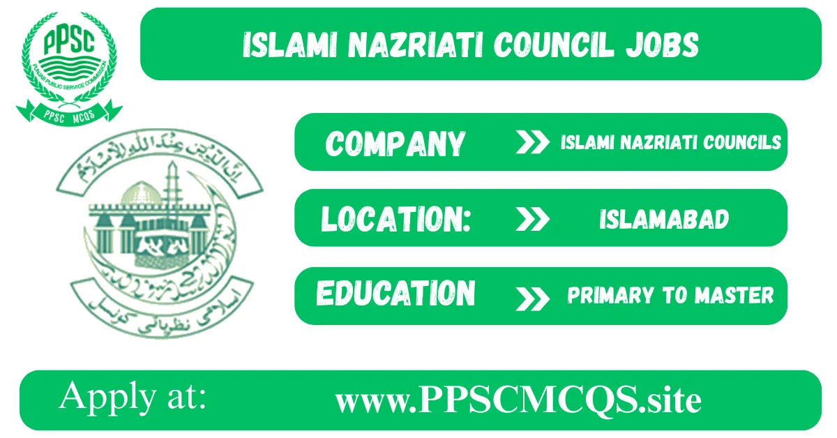 Islami Nazriati Council Islamabad Jobs