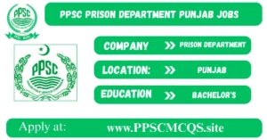 PPSC Prison Department Punjab Jobs